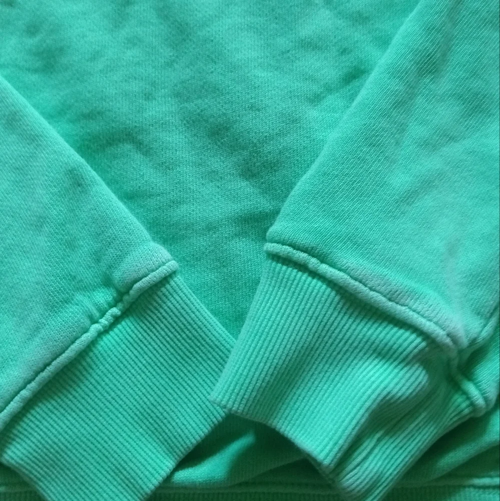 Universal Thread Crop Sweatshirt Neon Seafoam Green - Picture 3 of 4